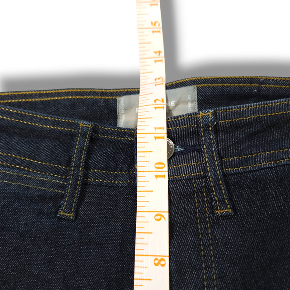 EUC Everlane Way-High Clean Front Organic Cotton Skinny Jeans Sz 26x28.50 Indigo - Picture 13 of 16